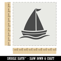 Sailing Sailboat Wall Cookie DIY Craft Reusable Stencil