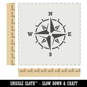Vintage Nautical Compass Rose Wall Cookie DIY Craft Reusable Stencil