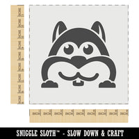 Peeking Chipmunk Wall Cookie DIY Craft Reusable Stencil