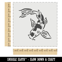 Butterfly Koi Fish Carp Wall Cookie DIY Craft Reusable Stencil