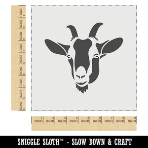 Toggenburg Goat Face Wall Cookie DIY Craft Reusable Stencil