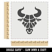 Angry Bull Cow Head with Horns Wall Cookie DIY Craft Reusable Stencil
