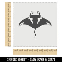 Manta Ray Devilfish Sea Ocean Creature Wall Cookie DIY Craft Reusable Stencil