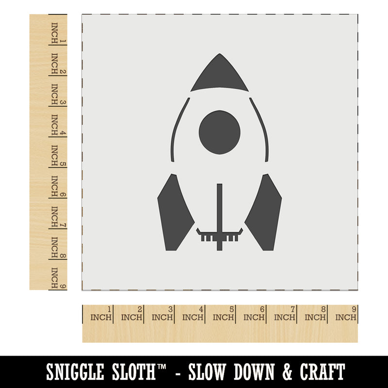 Rocket Space Ship Wall Cookie DIY Craft Reusable Stencil