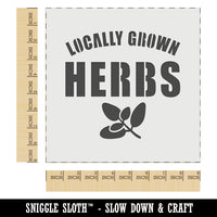 Locally Grown Herbs Gardening Wall Cookie DIY Craft Reusable Stencil