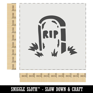 RIP Headstone Gravestone Tombstone Halloween Wall Cookie DIY Craft Reusable Stencil