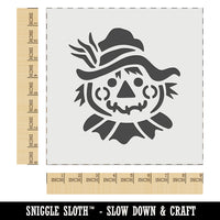 Scarecrow Head Fall Autumn Wall Cookie DIY Craft Reusable Stencil