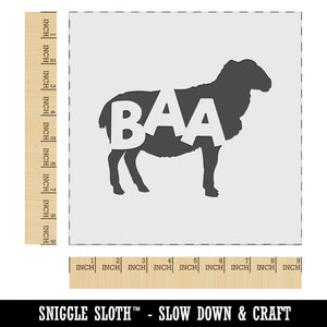 Sheep Baa Farm Animal Wall Cookie DIY Craft Reusable Stencil