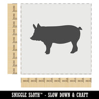 Solid Pig Farm Animal Wall Cookie DIY Craft Reusable Stencil