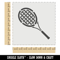 Tennis Racket Racquet Sports Wall Cookie DIY Craft Reusable Stencil