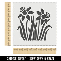 Daffodil Flowers Wall Cookie DIY Craft Reusable Stencil