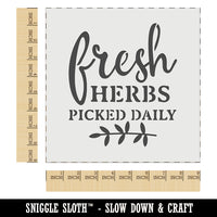 Fresh Herbs Picked Daily Wall Cookie DIY Craft Reusable Stencil