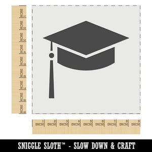 Graduation Cap Hat Wall Cookie DIY Craft Reusable Stencil