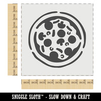 Pizza Pie Tasty Wall Cookie DIY Craft Reusable Stencil