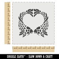 Pair of Fish Love Heart Valentine's Day Wall Cookie DIY Craft Reusable Stencil