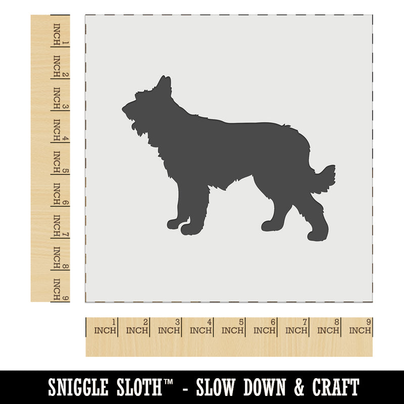 Berger Picard Dog Solid Wall Cookie DIY Craft Reusable Stencil