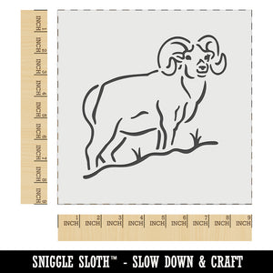 Bighorn Sheep Ram Wall Cookie DIY Craft Reusable Stencil