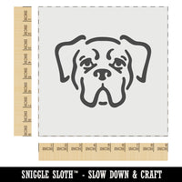 Boxer Dog Head Wall Cookie DIY Craft Reusable Stencil