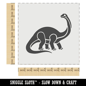 Brontosaurus Dinosaur Wall Cookie DIY Craft Reusable Stencil