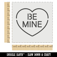 Be Mine Conversation Heart Love Valentine's Day Wall Cookie DIY Craft Reusable Stencil
