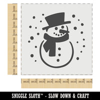 Winter Snowman Wall Cookie DIY Craft Reusable Stencil