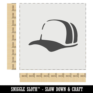 Baseball Cap Trucker Hat Sports Wall Cookie DIY Craft Reusable Stencil