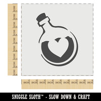 Heart Love Health Potion Bottle Wall Cookie DIY Craft Reusable Stencil