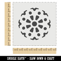 Mechanical Gear Cog Machine Wheel Wall Cookie DIY Craft Reusable Stencil