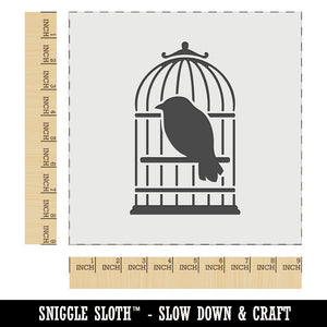 Pet Wire Bird in Birdcage Wall Cookie DIY Craft Reusable Stencil