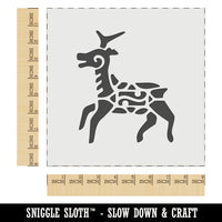Southwestern Style Tribal Deer Antelope Wall Cookie DIY Craft Reusable Stencil