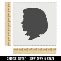 Woman Head Silhouette Wall Cookie DIY Craft Reusable Stencil