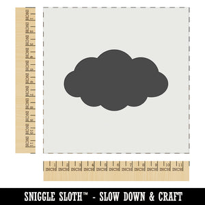 Cloud Solid Wall Cookie DIY Craft Reusable Stencil