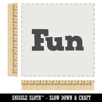 Fun Text Wall Cookie DIY Craft Reusable Stencil