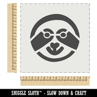 Sloth Face Wall Cookie DIY Craft Reusable Stencil