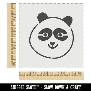 Happy Panda Face Wall Cookie DIY Craft Reusable Stencil