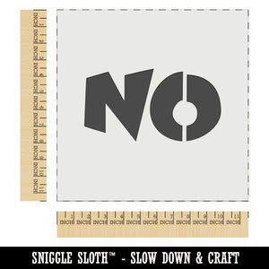 No Text Wall Cookie DIY Craft Reusable Stencil