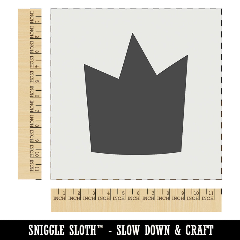 Silly Crown Wall Cookie DIY Craft Reusable Stencil