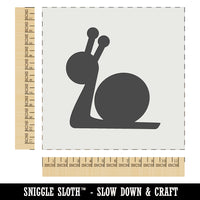 Snail Slow Solid Wall Cookie DIY Craft Reusable Stencil