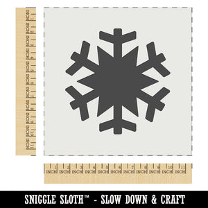 Snowflake Winter Wall Cookie DIY Craft Reusable Stencil