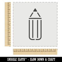 Stubby Pencil Wall Cookie DIY Craft Reusable Stencil