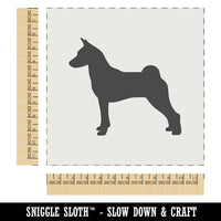 Basenji Dog Solid Wall Cookie DIY Craft Reusable Stencil