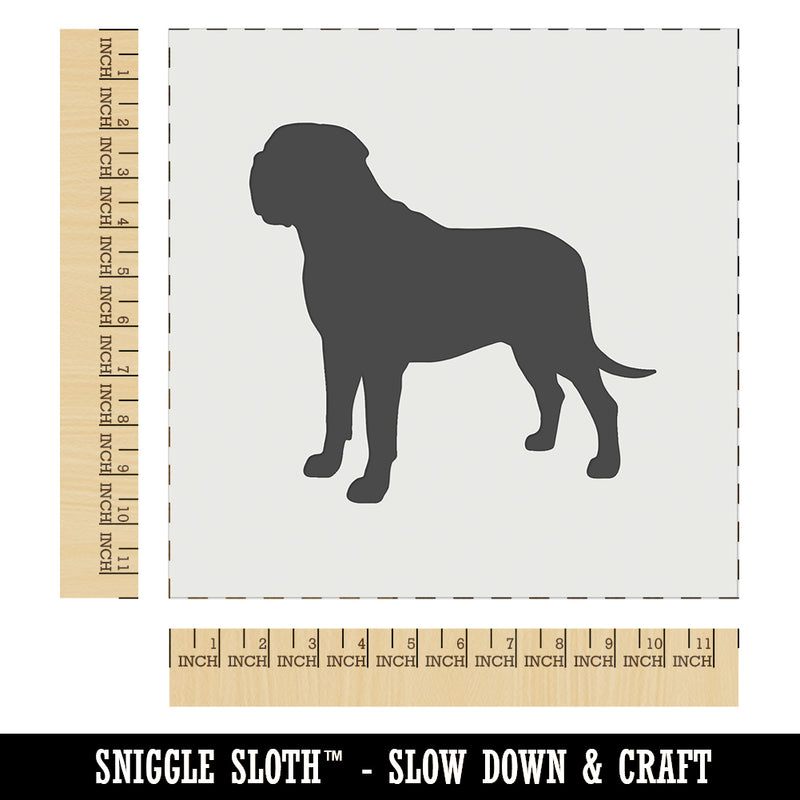 English Mastiff Dog Solid Wall Cookie DIY Craft Reusable Stencil