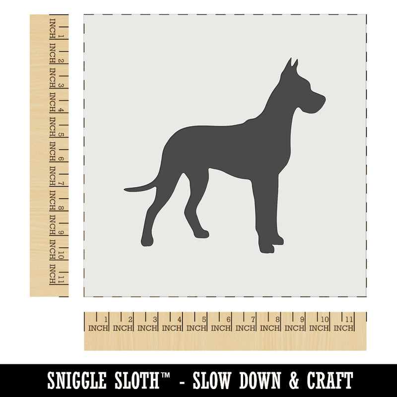 Great Dane Dog Solid Wall Cookie DIY Craft Reusable Stencil
