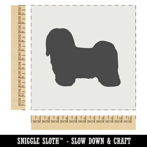 Havanese Dog Solid Wall Cookie DIY Craft Reusable Stencil