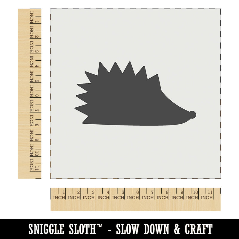 Hedgehog Profile Solid Wall Cookie DIY Craft Reusable Stencil