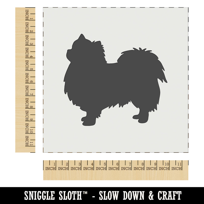 Long Coat Chihuahua Dog Solid Wall Cookie DIY Craft Reusable Stencil