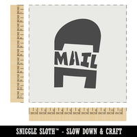 Mail Box Doodle Wall Cookie DIY Craft Reusable Stencil