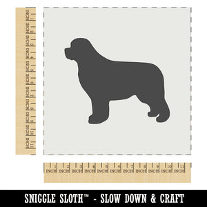 Newfoundland Dog Solid Wall Cookie DIY Craft Reusable Stencil