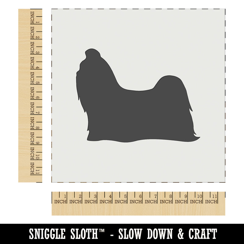 Shih Tzu Dog Solid Wall Cookie DIY Craft Reusable Stencil