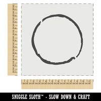 Sketchy Circle Outline Wall Cookie DIY Craft Reusable Stencil